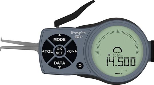 Vnútorný rýchlosnímač IP67 3-bodové meranie 7 – 14 mm KRÖPLIN