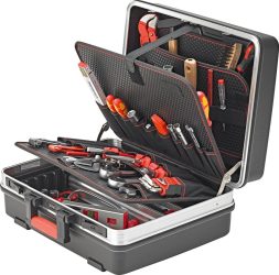 Sortiment náradia pre inštalatérske práce 51-dielny v kufríku ABS FORMAT