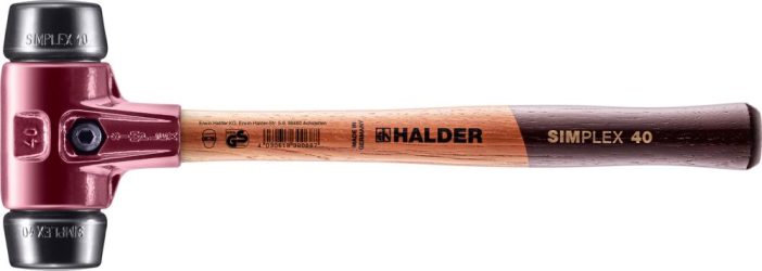Mäkké kladivo SIMPLEX Guma 40 mm HALDER