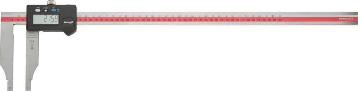 Digitálne posuvné dielenské meradlo bez hrotu 500 mm FORMAT