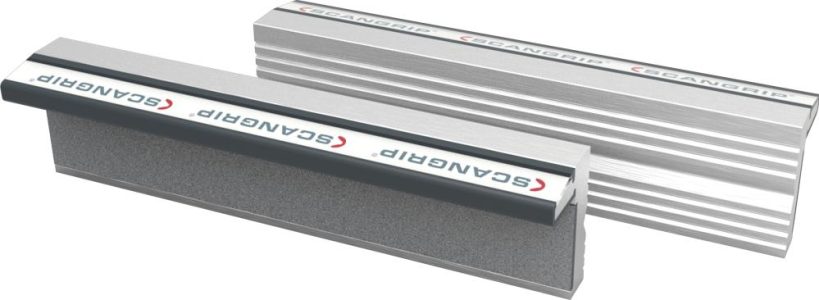 Magnetické ochranné čeľuste zveráka z hliníkového profilu