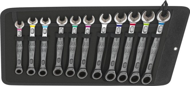 Sada vidlicových kľúčov s očkovou račňou Joker