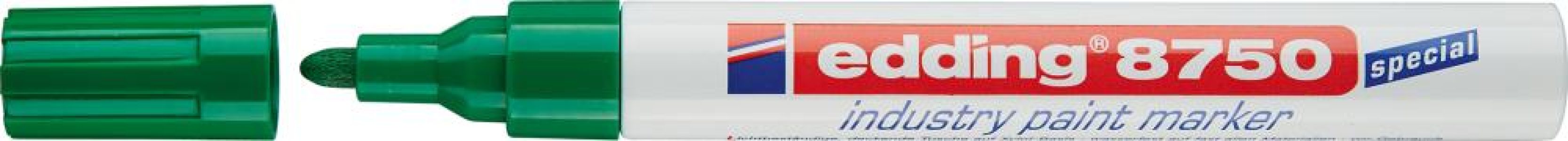Priemyselný značkovač na laky 8750 zelená farba edding