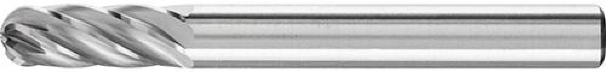 Technická fréza TK okrúhly tvar valca 0616 nehrdzavejúca 6 mm 6 x 16 mm Pferd