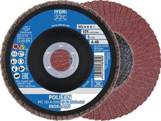 Lamelový brúsny kotúč A-COOL SG klenutý 125 mm K80 Pferd