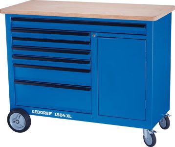 Dielenský stôl na kolieskach 1504XL 1250x550x985 mm Gedore