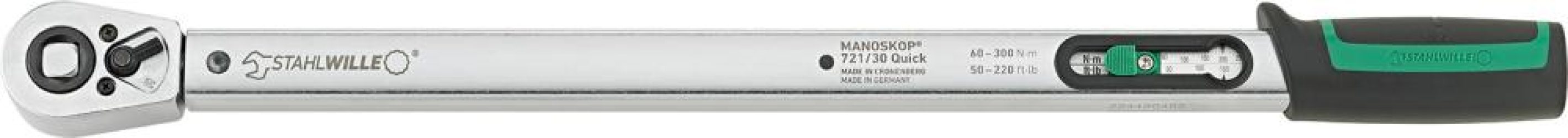 Momentový kľúč 721/30Q 60 – 300 Nm 1/2" Stahlwille