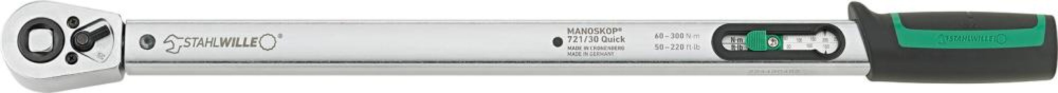 Momentový kľúč 721/30Q 60 – 300 Nm 1/2" Stahlwille