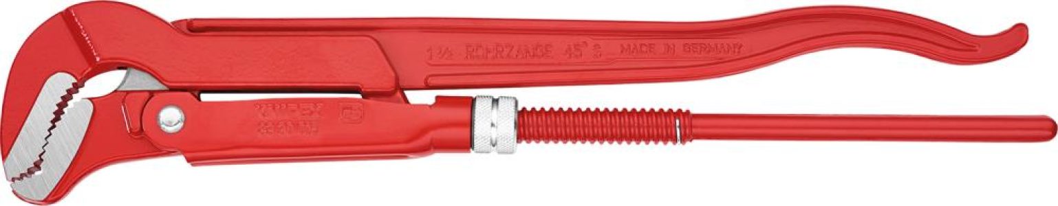 Rohové rúrkové kliešte čeľusť v tvare S 1.1/2'' Knipex
