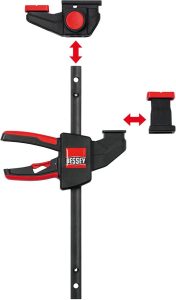 Jednoručná stolová zvierka 150 x 60 mm/120 -310 mm 2 ks BESSEY