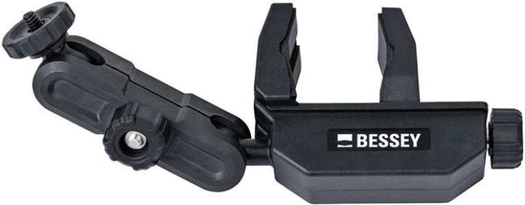 Multifunkčný a laserový držiak k stropnej a montážnej podpere Bessey