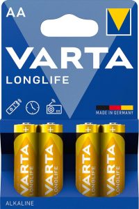 Batéria LONGLIFE VARTA AABlister po 4 ks
