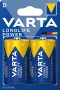 Batéria LONGLIFE VARTA Power D Blister po 2 ks