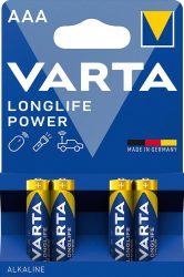 Batéria LONGLIFE VARTA Power AAA Blister po 4 ks
