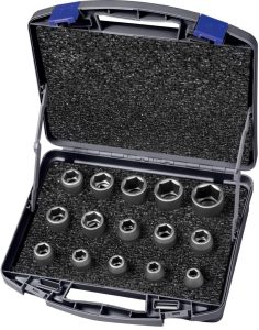 Sada silových nástrčných kľúčov 1/2" 15-dielna ASW