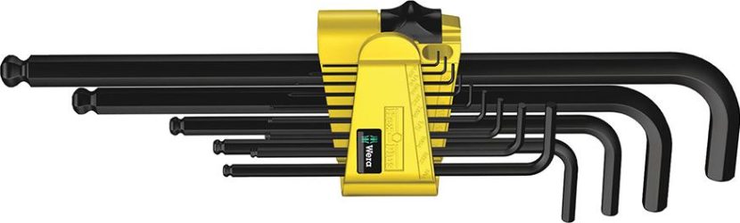 Sada inbusových kľúčov v ručnom držiaku