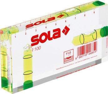 Malá vodováha R100 10 cm Sola