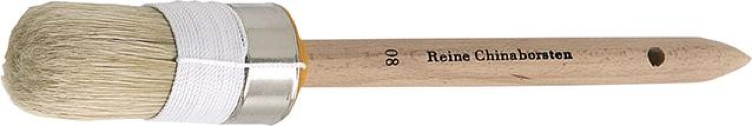 Okrúhly štetec pre maliarov dvojité uchyt. štetín svetlé čínske štetiny