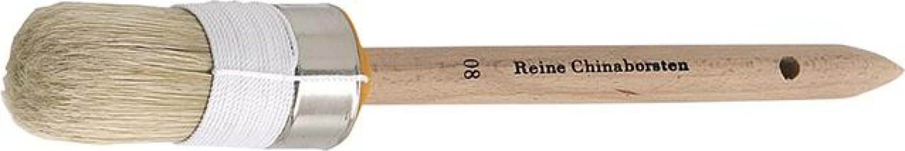 Okrúhly štetec pre maliarov dvojité uchyt. štetín svetlé čínske štetiny