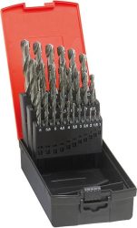 Sada špirálových vrtákov DIN338 HSS brúsený typ N 1 – 13 mm FORMAT