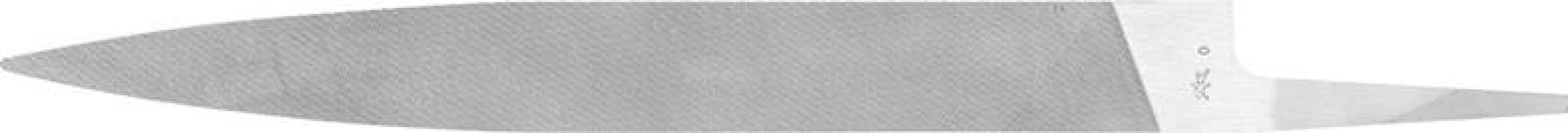 Presný ihlový pilník v tvare noža