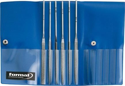 Sada diamantových ihlových pilníkov 6-dielna FORMAT