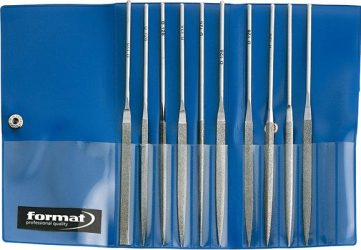 Sada diamantových ihlových pilníkov 10-dielna FORMAT