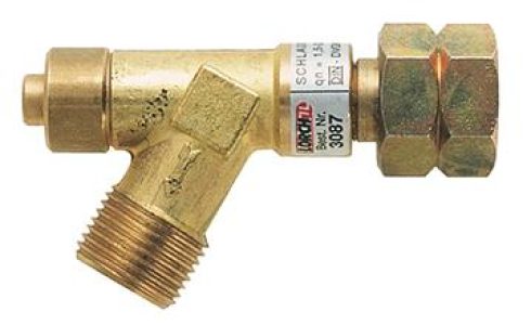 Poistka proti prasknutiu hadice tlak plynu 4 bary/6 kg/h GCE