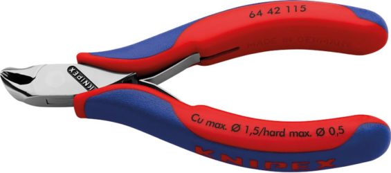 Elektronická rezačka pre predný šikmý rez s malou fazetou 115 mm KNIPEX