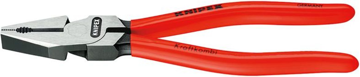 Silové kombinované kliešte leštené s plastovými rukoväťami 225 mm KNIPEX