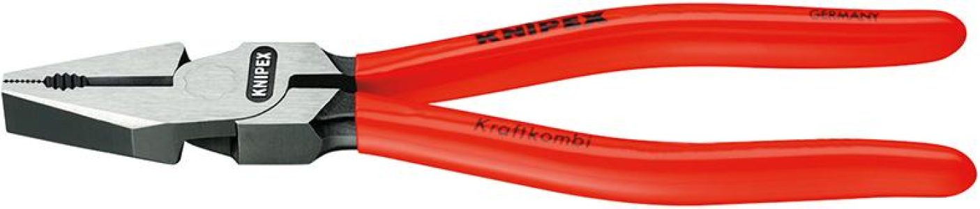 Silové kombinované kliešte leštené s plastovými rukoväťami 225 mm KNIPEX
