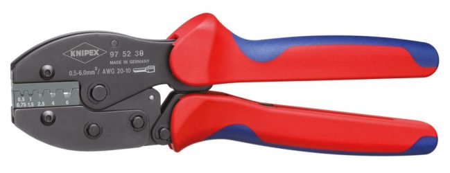 Krimpovacie pákové kliešte 97 52 38 KNIPEX