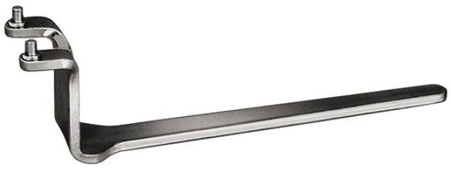 Kľúč na kruhové matice s dvoma otvormi zahnutý 5x200 mm AMF