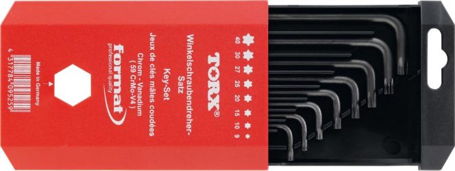 Sada inbusových kľúčov v posuvnom boxe