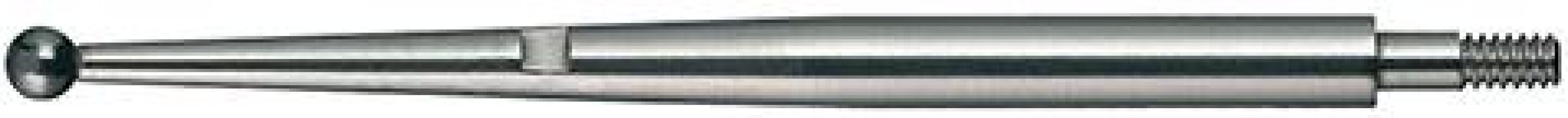 Merací nadstavec s guľou z tvrdokovu D2x35 mm KÄFER