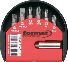 Univerzálna sada bitov 7-dielna FORMAT