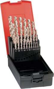 Sada špirálových vrtákov DIN338 HSSE brúsený typ VA 1 – 13 mm FORMAT