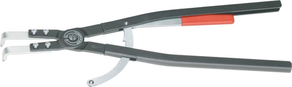 Kliešte na vnútorné poistné krúžky zahnuté