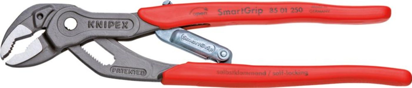 Kliešte SIKO Smart Grip s plastovými rukoväťami 250 mm KNIPEX