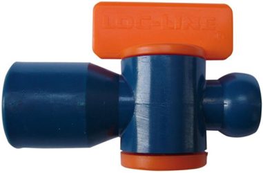 Uzatvárací kohút 2-dielny pre hadicu na chladivo 1/4" s vnútorným závitom NPT LOC-LINE