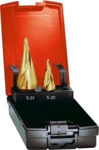 Sada vrtákov do plechu HSS TiN 4 – 31 mm FORMAT