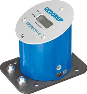 Skúšobný prístroj na kontrolu krútiaceho momentu DREMOTEST E 90 – 1100 Nm Gedore