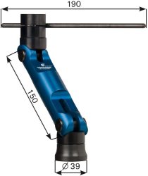 Doraz obrobku 5D 150 mm TSCHORN