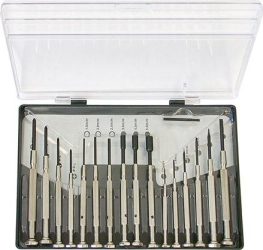 Hodinársky skrutkovač sada