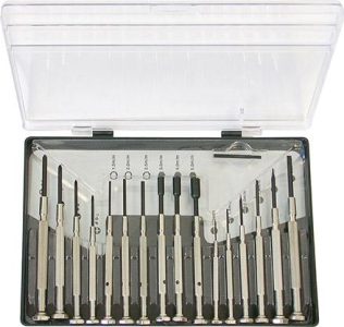 Hodinársky skrutkovač sada