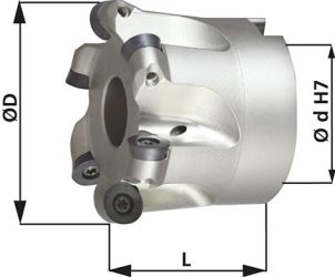 Nástrčná kopírovacia fréza D 100 mm Z7 pre RD.1604 FORMAT
