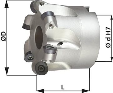 Nástrčná kopírovacia fréza D 100 mm Z7 pre RD.1604 FORMAT