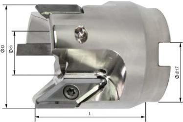 Nástrčná fréza D 80 mm Z5 pre VCGT220530 FORMAT