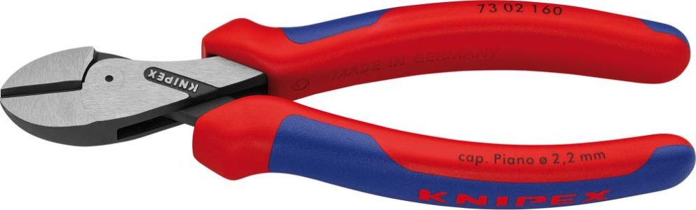 Kompaktné bočné štiepacie kliešte leštené s plastovými rukoväťami 160 mm KNIPEX