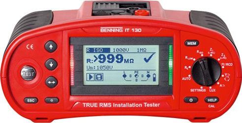 Skúšačka elektroinštalácie IT 130 Benning